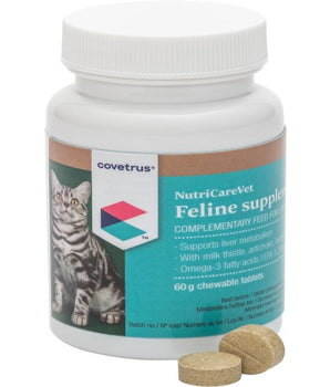 CVET NutriCareVet Feline Liver Support 80 Tablets