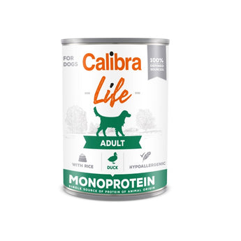 Calibra Dog Life Adult Duck & Rice Canned Food 6x400g
