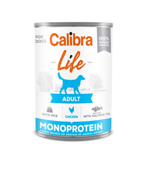 Calibra Dog Life Adult Chicken & Rice Canned Food 6x400g