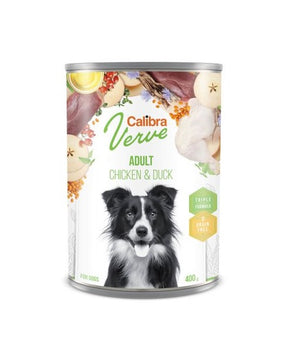 Calibra Dog Verve GF Adult Chicken & Duck Canned Food 6x400g