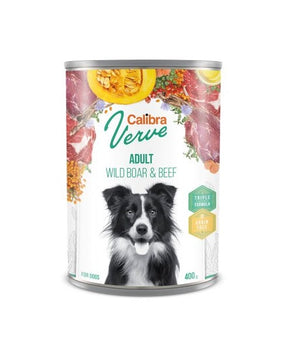 Calibra Dog Verve GF Adult Wild Boar & Beef Canned Food 6x400g