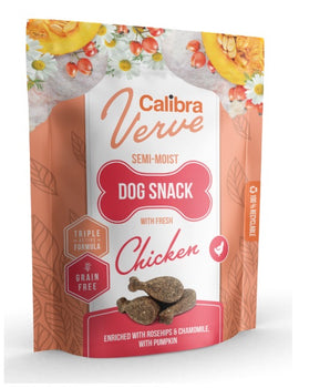 Calibra Verve Dog Semi-Moist Snack - Chicken flavour 150g