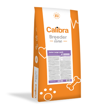 Calibra Dog Breeder Large Junior Dry Food - Lamb Flavour 20kg