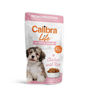 Calibra Dog Life Pouch Pup&Jnr Chicken 10x150g
