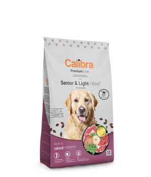 Calibra Dog Premium Line Senior & Light Beef Dry Food 3kg